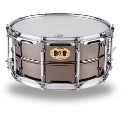 Outlet ❤️ Pork Pie Pork Pie Big Black Brass Snare Drum With Tube Lugs And Chrome Hardware Black 14 X 6.5 In. ❤️