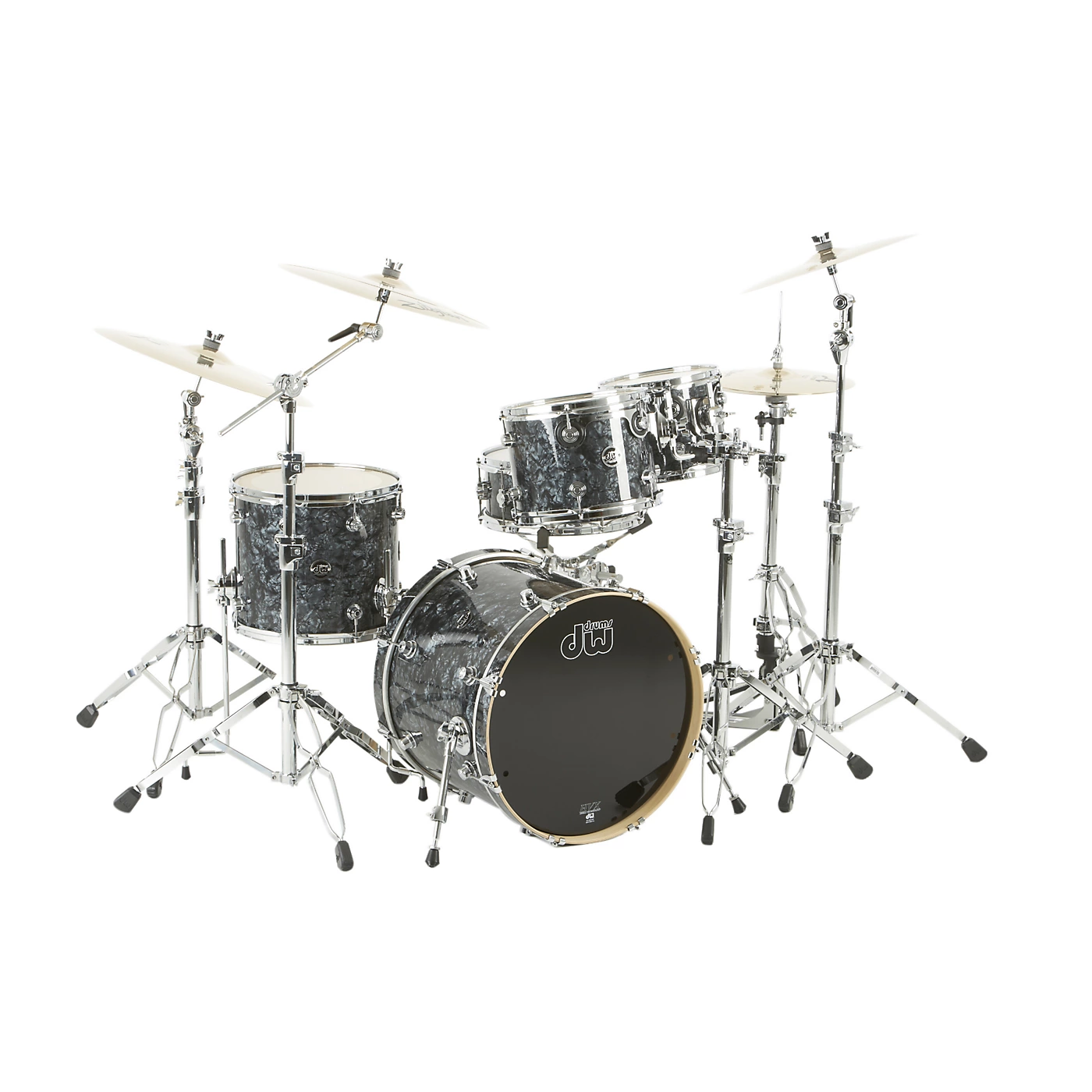 DW Performance Series 5-Piece Shell Pack Black Diamond with Chrome Hardware Cheap ???? DW DW Performance Series 5-Piece Shell Pack Black Diamond With Chrome Hardware ⭐ -Ludwig Shop H86765000001000 00 1400x1400 1