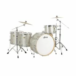 Buy ???? Ludwig Ludwig Centennial Zep 4-Piece Shell Pack Silver Sparkle ????