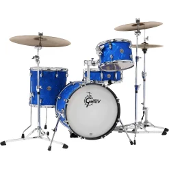 Best reviews of ❤️ Gretsch Drums Gretsch Drums Catalina Club Jazz 4-Piece Shell Pack With 18" Bass Drum Blue Satin Flame ⌛