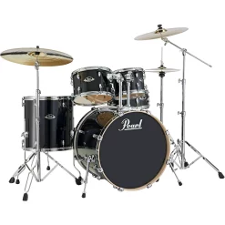 Top 10 ???? Pearl Pearl Export EXL New Fusion 5-Piece Drum Set With Hardware Black Smoke ????