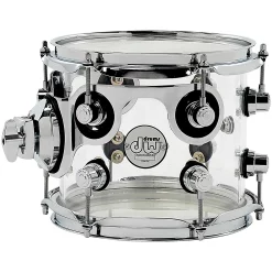 Cheap 👍 DW DW Design Series Acrylic Tom With Chrome Hardware 8 X 7 In. Clear 🎉