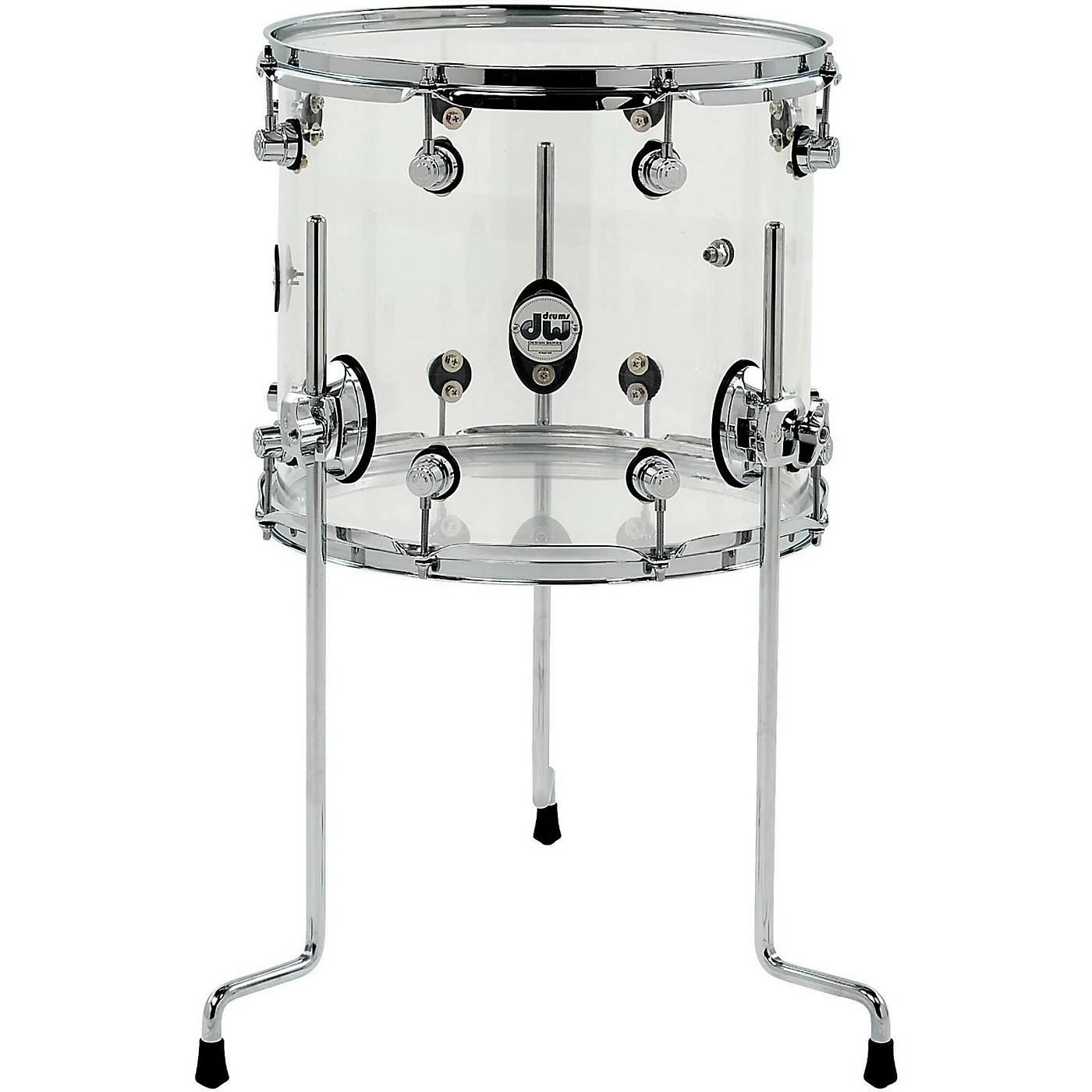 DW Design Series Acrylic Floor Tom with Chrome Hardware 14 x 12 in. Clear Cheapest ???? DW DW Design Series Acrylic Floor Tom With Chrome Hardware 14 X 12 In. Clear ???? -Ludwig Shop J13301000001001 00 1400x1400 1