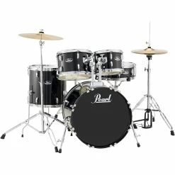 Coupon ???? Pearl Pearl Roadshow 5-Piece Fusion Drum Set Jet Black ????