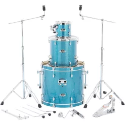 Cheapest ???? Pearl Pearl Export Double Bass Add-on Pack Aqua Blue Glitter ????
