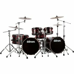 Discount ⭐ Ddrum Ddrum Hybrid Acoustic-Electric 7-Piece Double Bass Shell Pack ✨