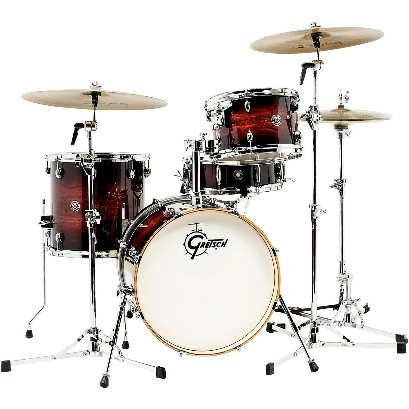 Buy 💯 Gretsch Drums Gretsch Drums Catalina Club 4-Piece Shell Pack Gloss Antique Burst 🛒