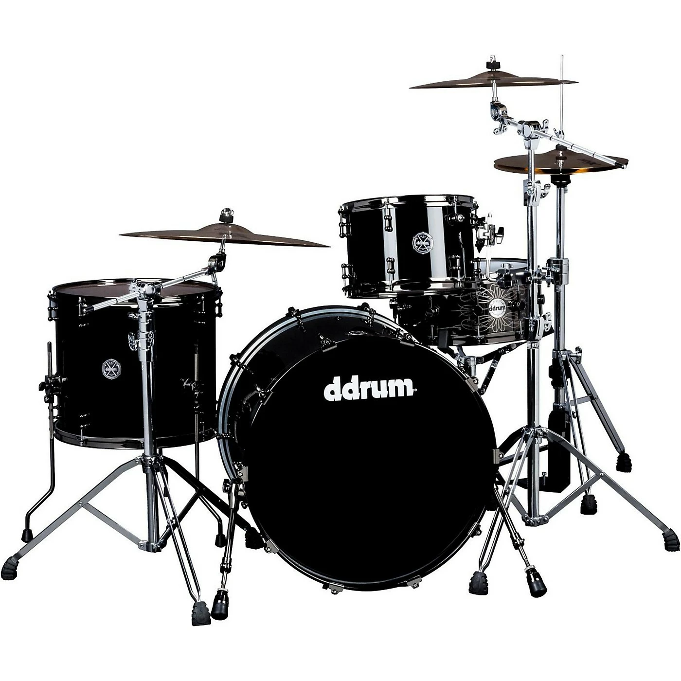 Best Sale 🥰 Ddrum Ddrum MAX Series 3-Piece Maple Alder Drum Set Piano Black 🤩
