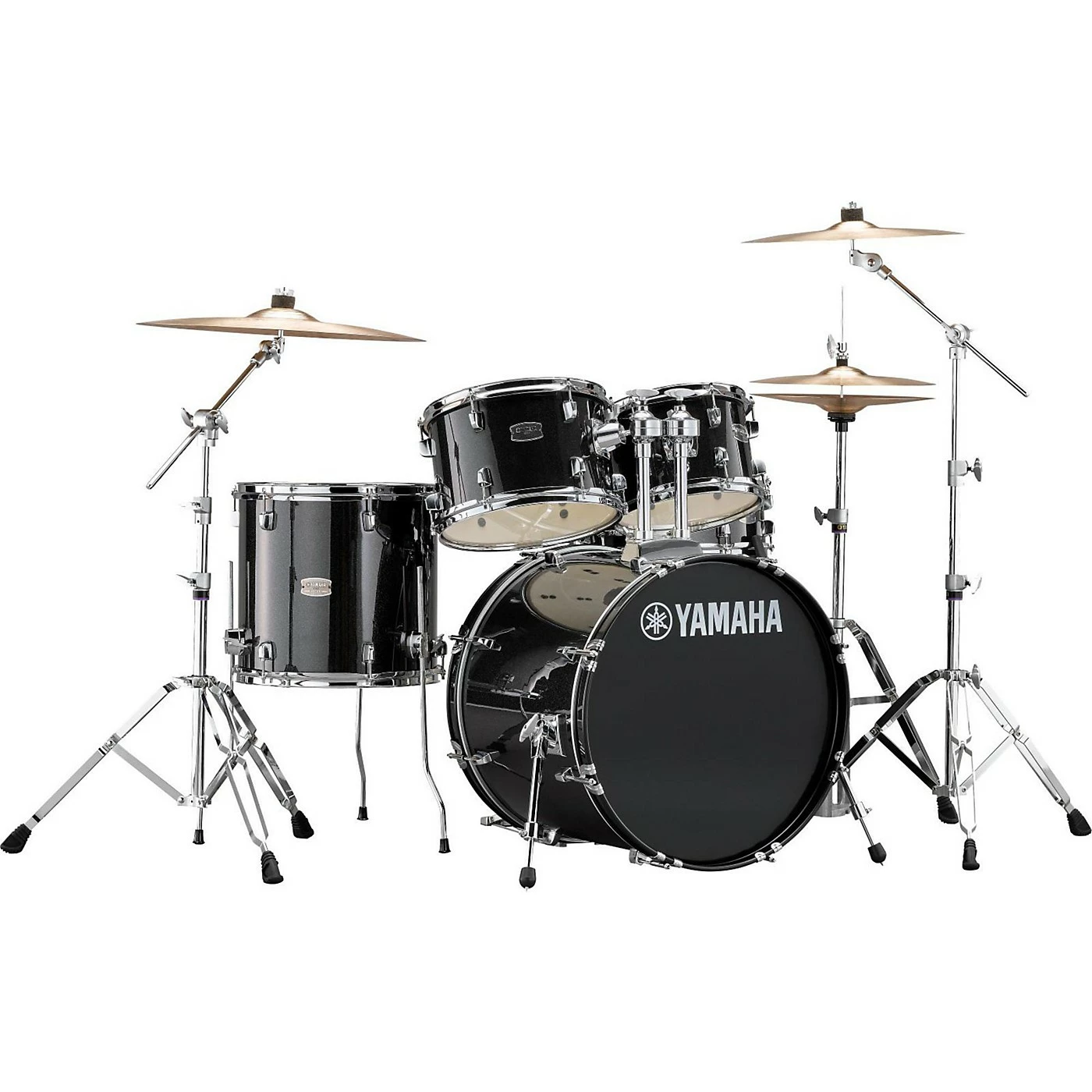 Yamaha Rydeen 5-Piece Shell Pack with 20 in. Bass Drum Black Glitter Top 10 ???? Yamaha Yamaha Rydeen 5-Piece Shell Pack With 20 In. Bass Drum Black Glitter ???? -Ludwig Shop J50177000001000 00 1400x1400 1