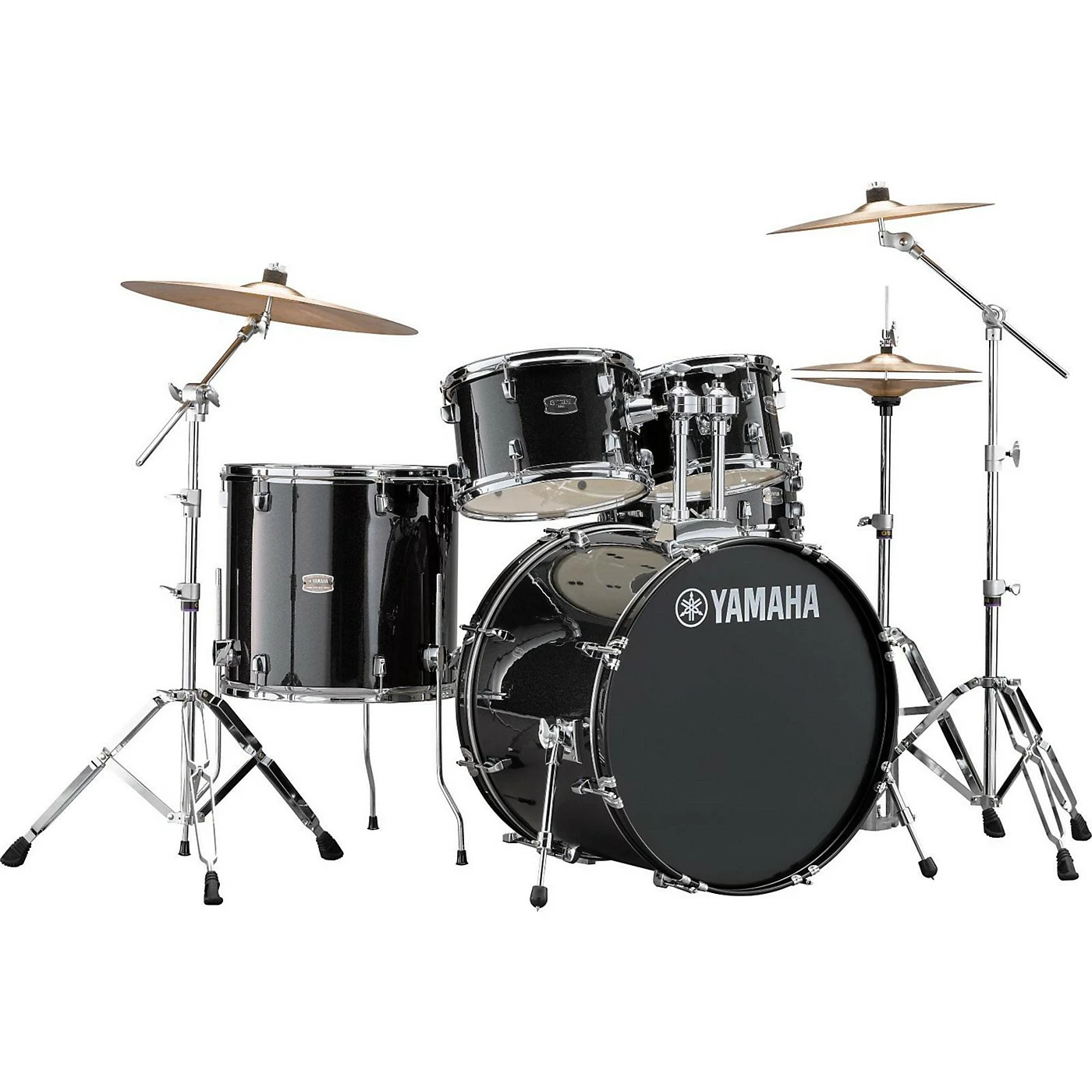 Yamaha Rydeen 5-Piece Shell Pack With 22" Bass Drum Black Glitter Promo ???? Yamaha Yamaha Rydeen 5-Piece Shell Pack With 22" Bass Drum Black Glitter ❤️ -Ludwig Shop J50178000001000 00 1400x1400 1