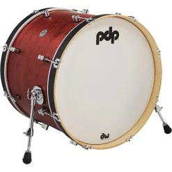 Best deal 🛒 PDP By DW PDP By DW Concept Series Classic Wood Hoop Bass Drum 22 X 16 In. Ox Blood/Ebony Stain 🤩