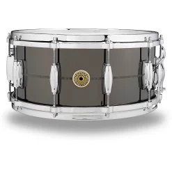 Cheap ✔️ Gretsch Drums Gretsch Drums USA Solid Steel Snare Drum 14 X 6.5 In. Black Chrome 😀