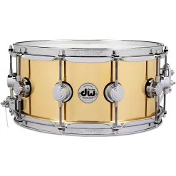 Deals ???? DW DW Collector's Series Brass Snare Drum 14 X 6.5 In. Polished ????