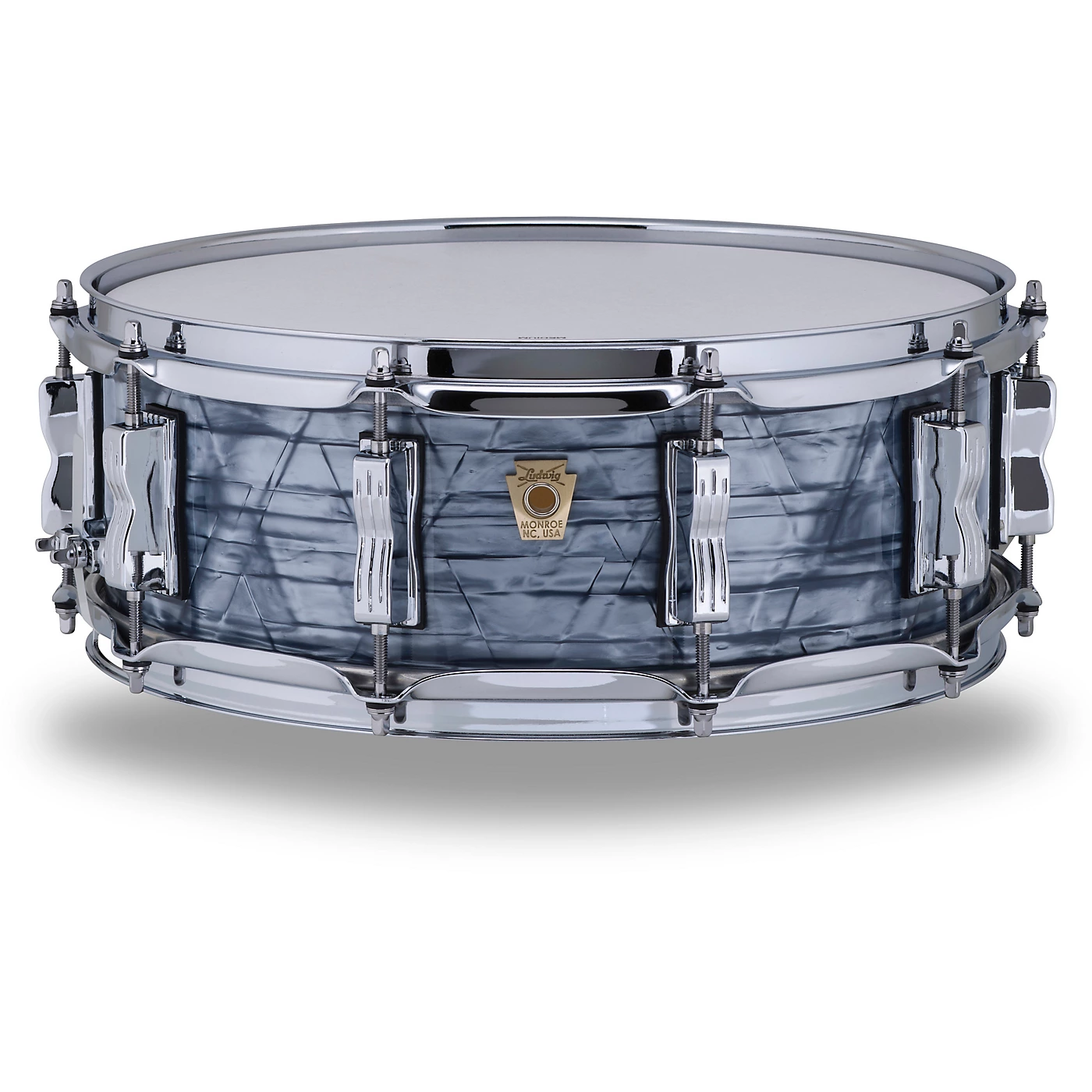 Outlet 😉 Ludwig Ludwig Classic Maple Snare Drum 14 X 5 In. Sky Blue Pearl 🌟