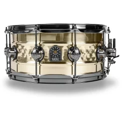 Coupon ???? Natal Drums Natal Drums Meta Beaded Hand ???? Hammered Snare 14 X 6.5 In. Brass ????