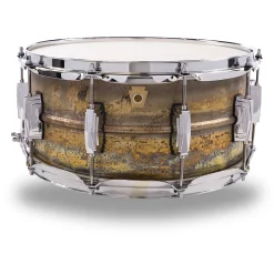 Best Sale ⭐ Ludwig Ludwig Raw Brass Snare Drum 14 X 6.5 In. 🎁