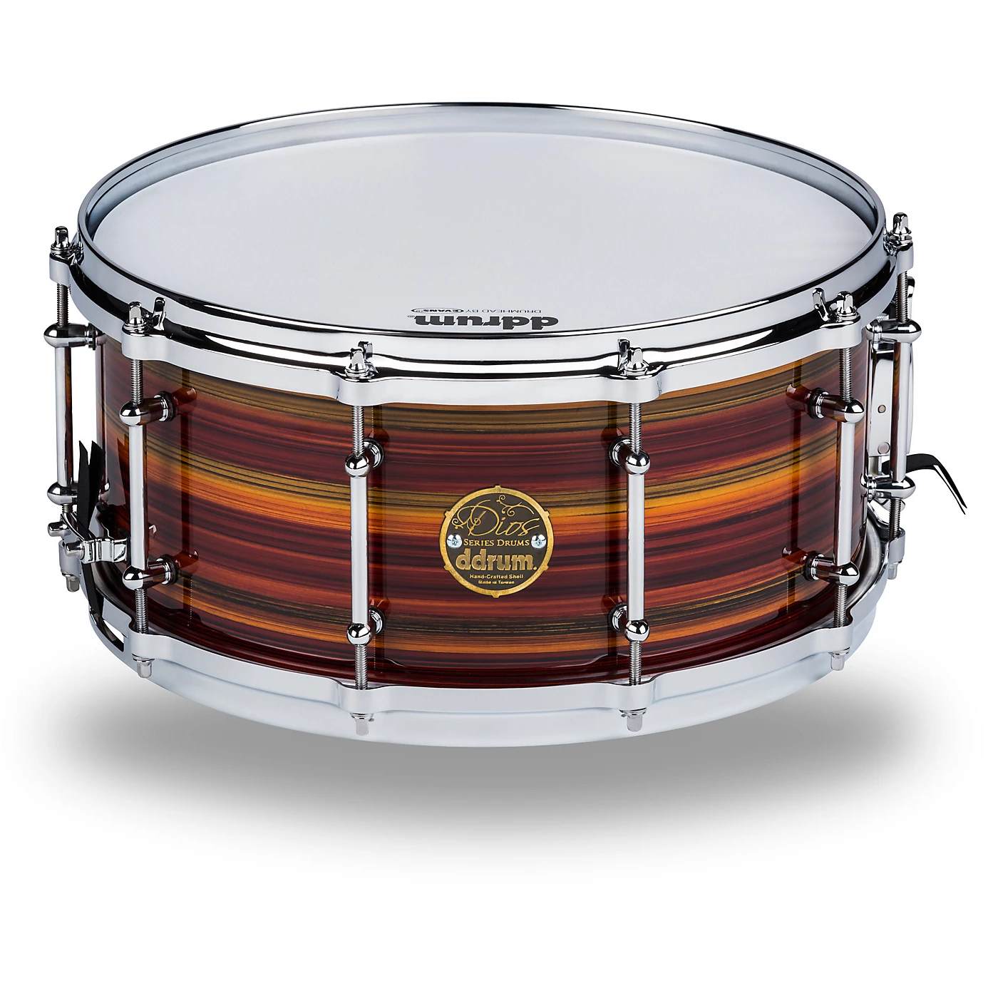 Wholesale 🔔 Ddrum Ddrum Dios Maple Striped Lacquer Snare Drum 14 X 6.5 In. Natural Maple Lacquer 🔔