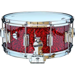 Best Pirce 😉 Rogers Rogers Dyna-Sonic Snare Drum With Beavertail Lugs 14 X 6.5 In. Red Onyx 😉