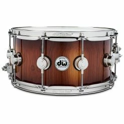 Coupon ???? DW DW Collector's Series Pure Almond Snare Drum With Nickel Hardware, Toasted Almond Burst 14 X 6 In. ????