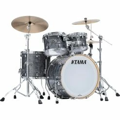 Outlet ???? TAMA TAMA Starclassic Walnut/Birch 4-Piece Shell Pack With 22" Bass Drum Charcoal Onyx ????