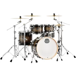Flash Sale ???? Mapex Mapex Armory Series Exotic Fusion 5-Piece Shell Pack With 20 In. Bass Drum Black Dawn ????