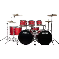 Best reviews of 😀 TAMA TAMA Imperialstar 8-Piece Double Bass Drum Set With MEINL HCS Cymbals 🍬 Candy Apple Mist 🔔