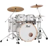 Outlet ✔️ Pearl Pearl Masters Maple/Gum 4-Piece Shell Pack Matte White Marine Pearl ????