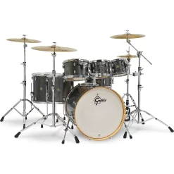 Flash Sale ???? Gretsch Drums Gretsch Drums Catalina Maple 6-Piece Shell Pack With Free 8 In. Tom Black Stardust ❤️