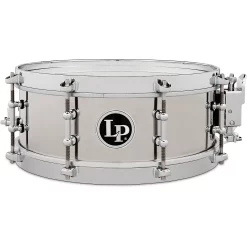 New ???? LP LP Stainless Steel Salsa Snare Drum 12 X 4.5 In. Stainless Steel ❤️
