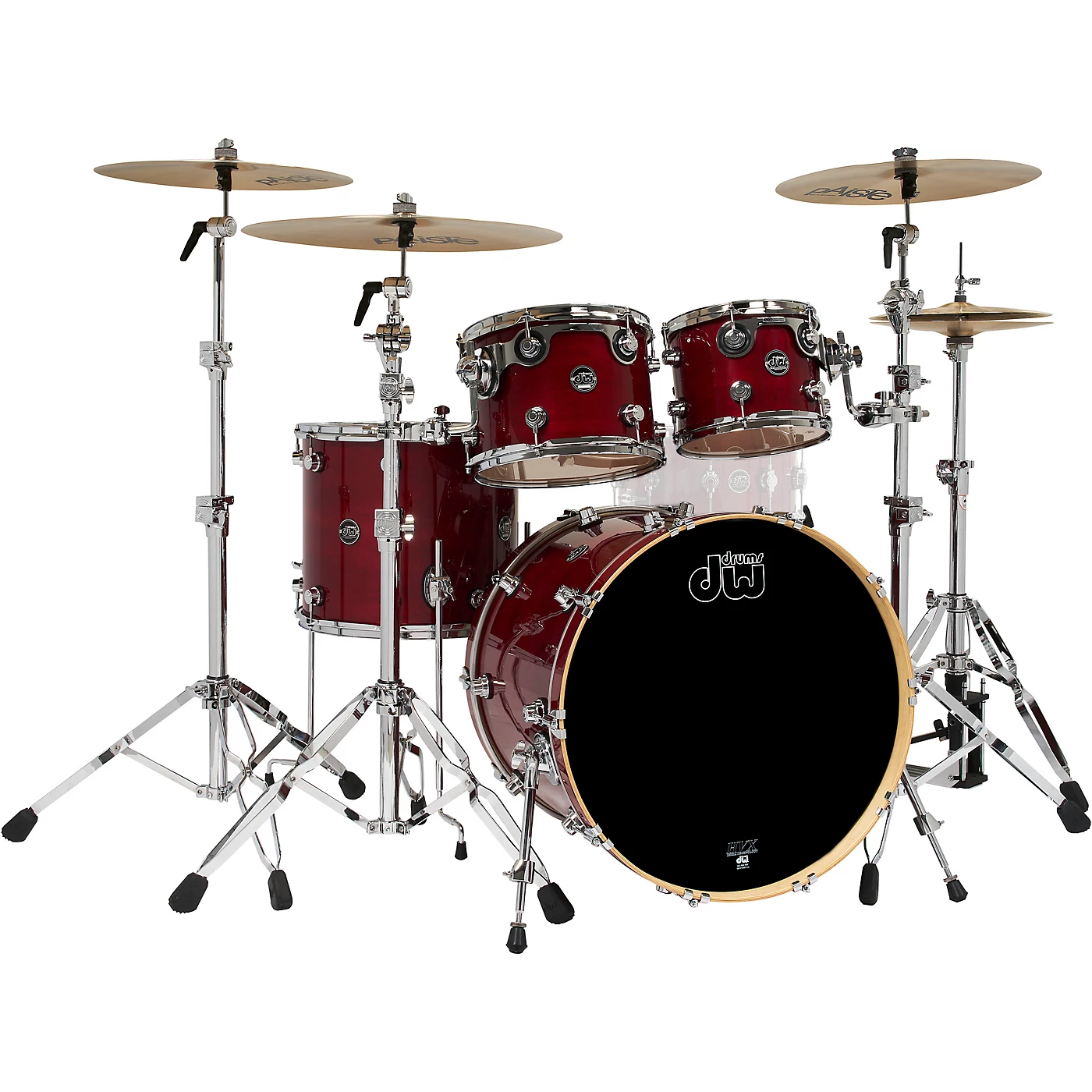 DW 4-Piece Performance Series Shell Pack Cherry Stain Lacquer New ✔️ DW DW 4-Piece Performance Series Shell Pack Cherry Stain Lacquer ❤️ -Ludwig Shop L74409000002000 00 1400x1400 1