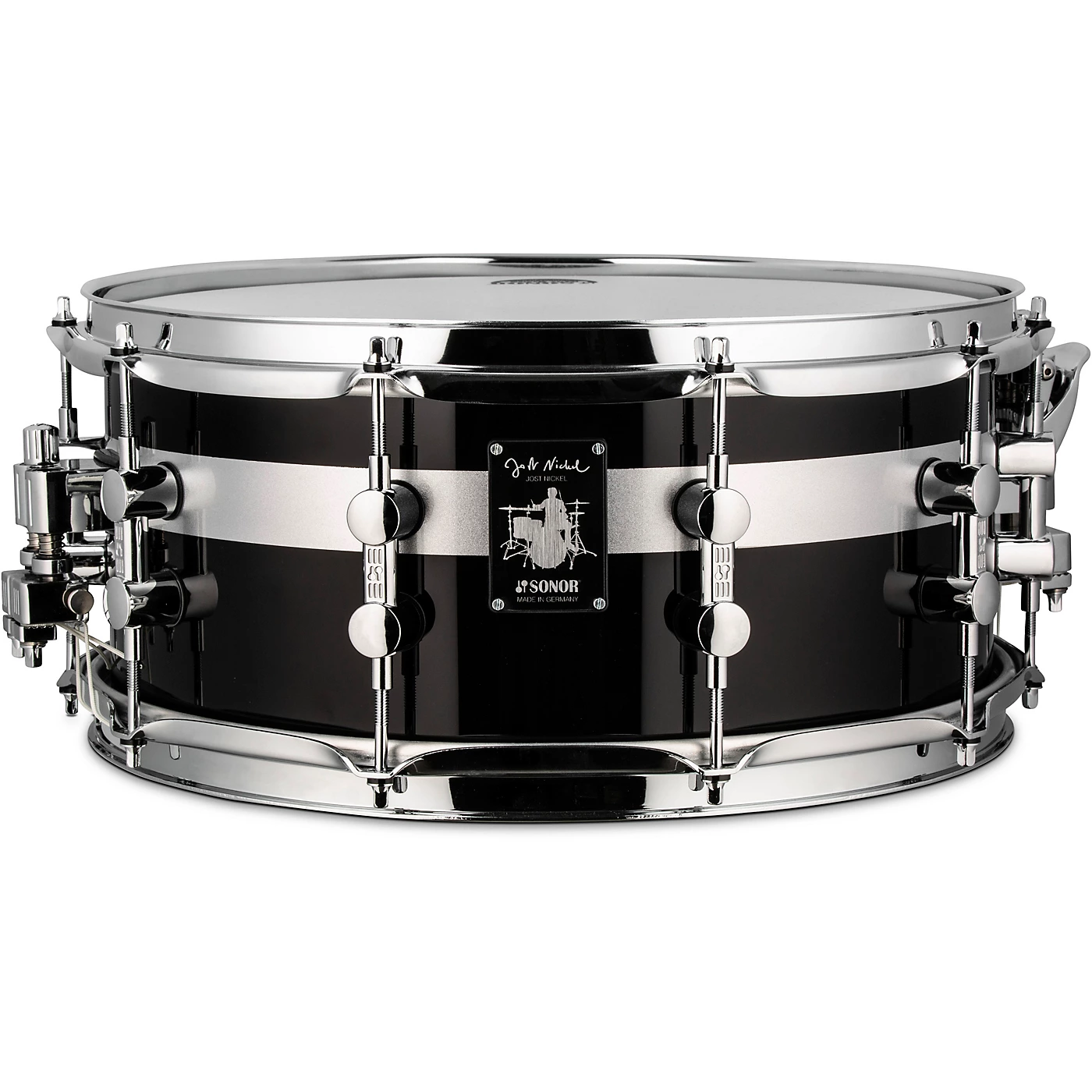 SONOR Jost Nickel Beech Snare Drum, Gloss Black With Stripe, 14x6.5" Coupon ???? SONOR SONOR Jost Nickel Beech Snare Drum, Gloss Black With Stripe, 14x6.5" ⭐ -Ludwig Shop L74682000000000 00 1400x1400 1