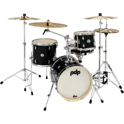 Promo ???? PDP By DW PDP By DW New Yorker 4-Piece Shell Pack W/ 16 In. Bass Drum Black Onyx Sparkle ✔️