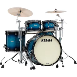 Best deal 🛒 TAMA TAMA Starclassic Maple 4-Piece Shell Pack With Black Nickel Hardware And 22" Bass Drum Molten Electric Blue Burst 💯