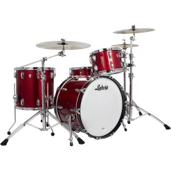Top 10 🛒 Ludwig Ludwig Classic Oak 3-Piece Fab Shell Pack With 22 In. Bass Drum Red Sparkle 👏