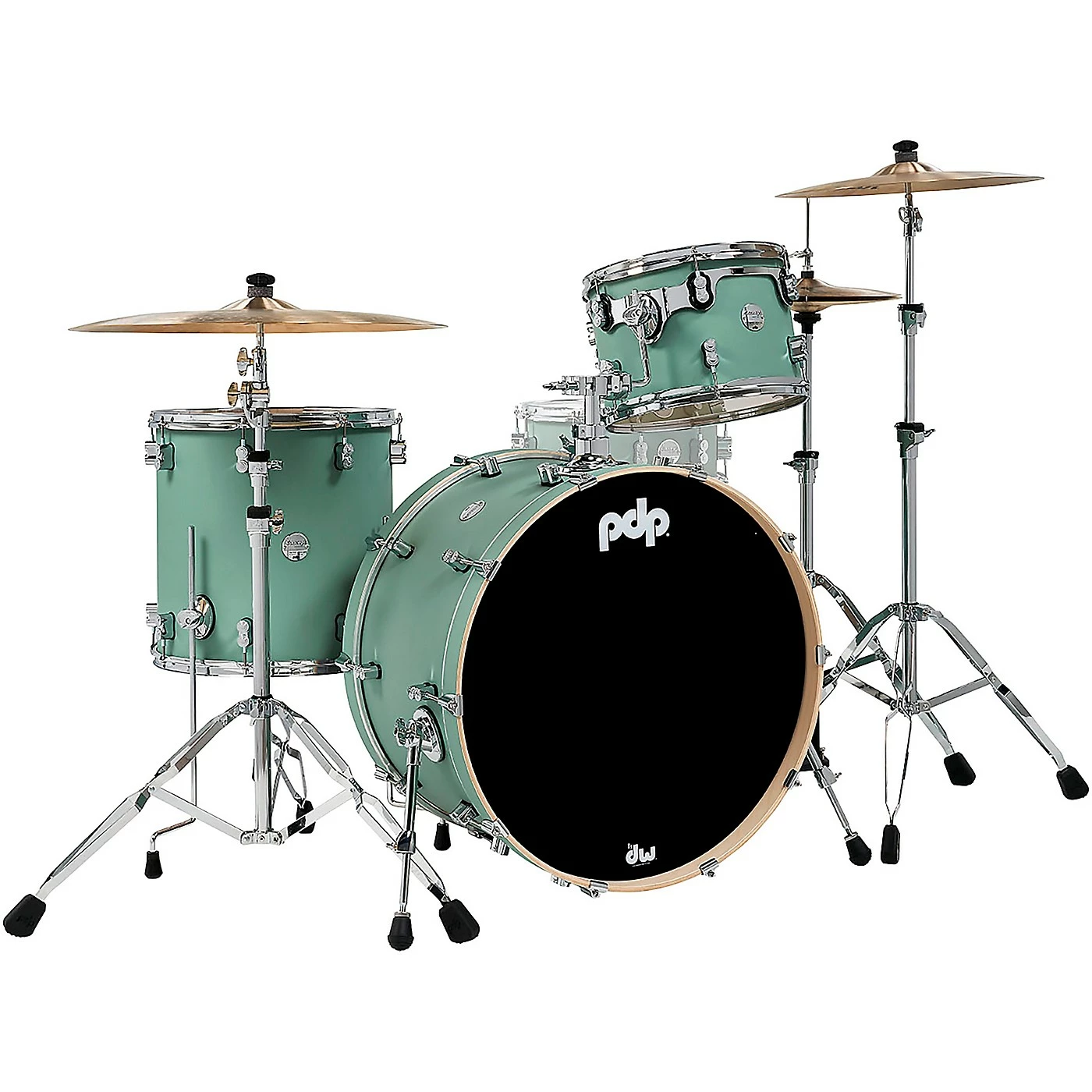 PDP by DW Concept Maple 3-Piece Rock Shell Pack with Chrome Hardware Satin Seafoam Cheapest ???? PDP By DW PDP By DW Concept Maple 3-Piece Rock Shell Pack With Chrome Hardware Satin Seafoam ???? -Ludwig Shop L78077000001000 00 1400x1400 1
