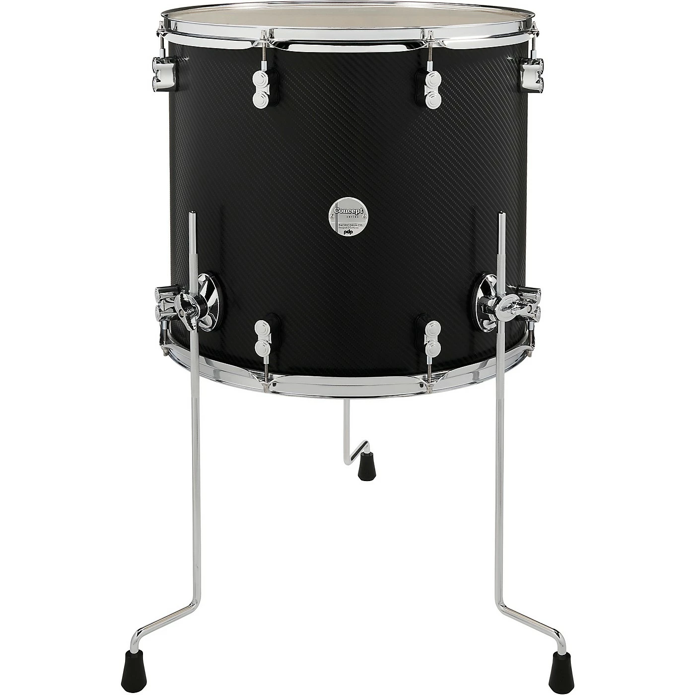 PDP by DW Concept Maple Floor Tom with Chrome Hardware 18 x 16 in. Carbon Fiber Best Sale ???? PDP By DW PDP By DW Concept Maple Floor Tom With Chrome Hardware 18 X 16 In. Carbon Fiber ???? -Ludwig Shop L78423000003003 00 1400x1400 1