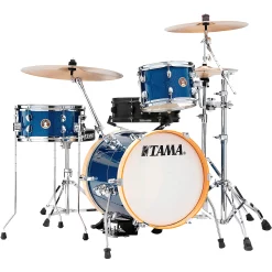 Top 10 ???? TAMA TAMA Club-JAM Suitcase 3-Piece Shell Pack With 16 In. Bass Drum Indigo Sparkle ????