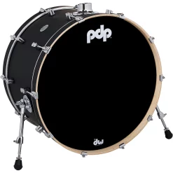 Coupon ???? PDP By DW PDP By DW Concept Maple Bass Drum With Chrome Hardware 24 X 14 In. Satin Black ????