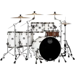 Best Sale ⌛ Mapex Mapex Saturn Evolution Workhorse Birch 5-Piece Shell Pack With 22 In. Bass Drum Polar White 😉