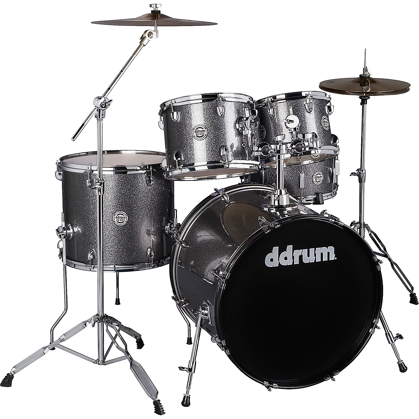 Buy 😉 Ddrum Ddrum D2 5-Piece Complete Drum Kit Dark Silver Sparkle ❤️