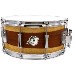 Promo 🎁 Pork Pie Pork Pie Maple Ash Snare Drum With Padauk Veneer 14 X 6.5 In. 😉