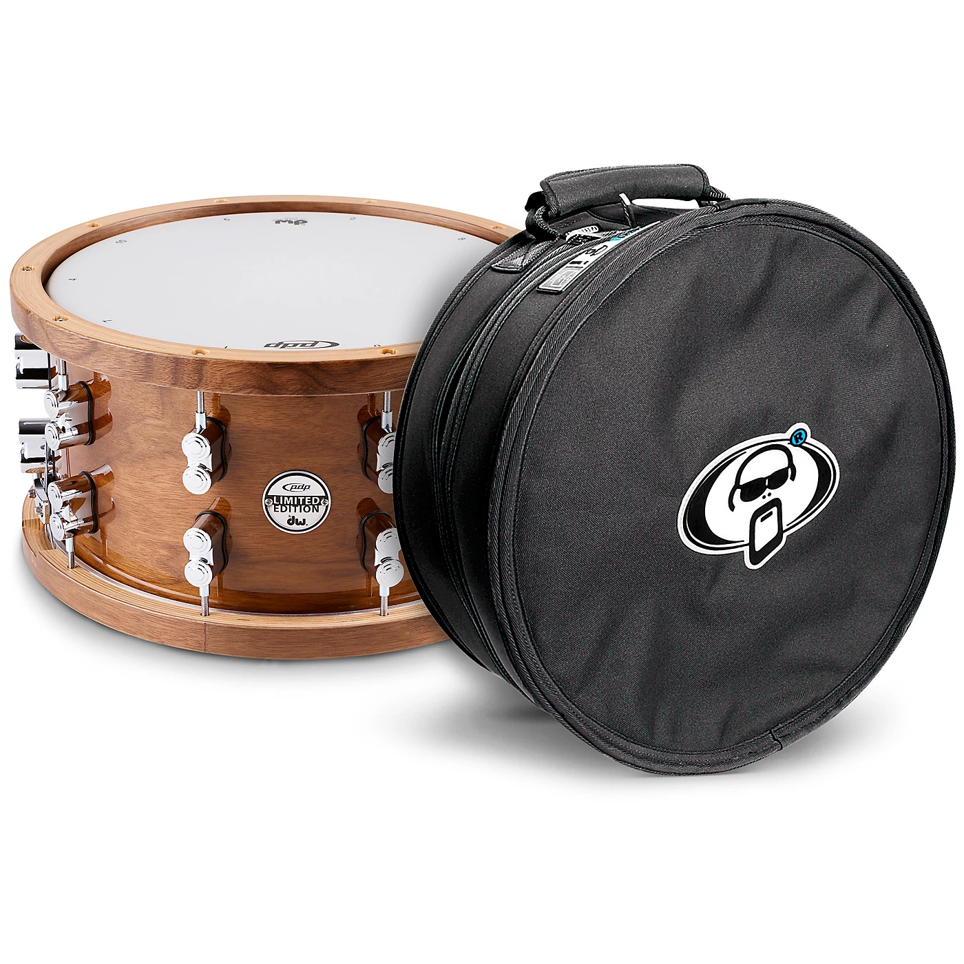 PDP by DW Limited-Edition Dark Stain Walnut and Maple Snare With Walnut Hoops and Chrome Hardware and Protection Racket Case New ✨ PDP By DW PDP By DW Limited-Edition Dark Stain Walnut And Maple Snare With Walnut Hoops And Chrome Hardware And Protection Racket Case ???? -Ludwig Shop L85089000000000 00 1400x1400 1