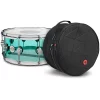 Flash Sale 😉 DW DW Design Series Sea Glass Acrylic Snare Drum, Chrome Hardware With Road Runner Bag 👏