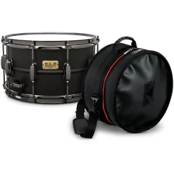 Cheapest ???? TAMA S.L.P. Big Black Steel Snare Drum With Tama Bag ✔️