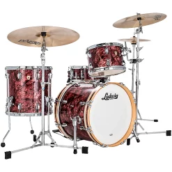 Best deal 😍 Ludwig Ludwig Classic Maple 3 Piece Jazzette Shell Pack With 18 In. Bass Drum Burgundy Pearl 💯