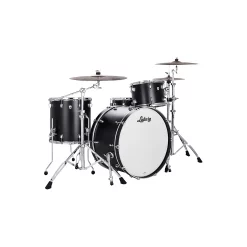 Cheapest 😍 Ludwig Ludwig Neusonic 3-Piece FAB Shell Pack With 22" Bass Drum Black Velvet ❤️