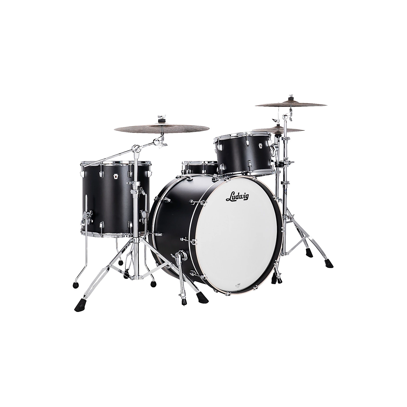 Ludwig Neusonic 3-Piece FAB Shell Pack With 22" Bass Drum Black Velvet Cheapest ???? Ludwig Ludwig Neusonic 3-Piece FAB Shell Pack With 22" Bass Drum Black Velvet ❤️ -Ludwig Shop L85733000002000 00 1400x1400 1