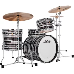 Outlet ???? Ludwig Ludwig Classic Maple 3-Piece Jazzette Shell Pack With 18 In. Bass Drum Digital Sparkle ????