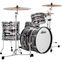 Promo ❤️ Ludwig Ludwig Classic Maple 3-Piece Downbeat Shell Pack With 20 In. Bass Drum Digital Sparkle ????