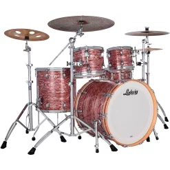 Flash Sale ???? Ludwig Ludwig Classic Maple 4-Piece MOD Shell Pack With 22 In. Bass Drum Pink Oyster ????